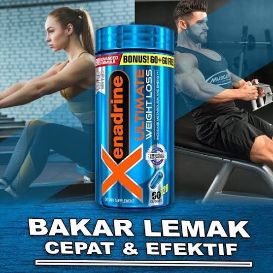 Xenadrine Ultimate 120 caps Fatburner Pembakar Lemak Suplemen Diet