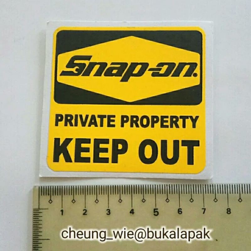 

stiker - Sticker Logo Snap On size 7cm