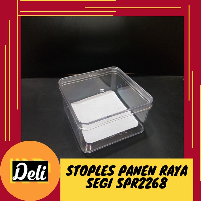 Panen Raya Toples Segi SPR2268 10x10x6 cm 1 Lusin (12pcs)