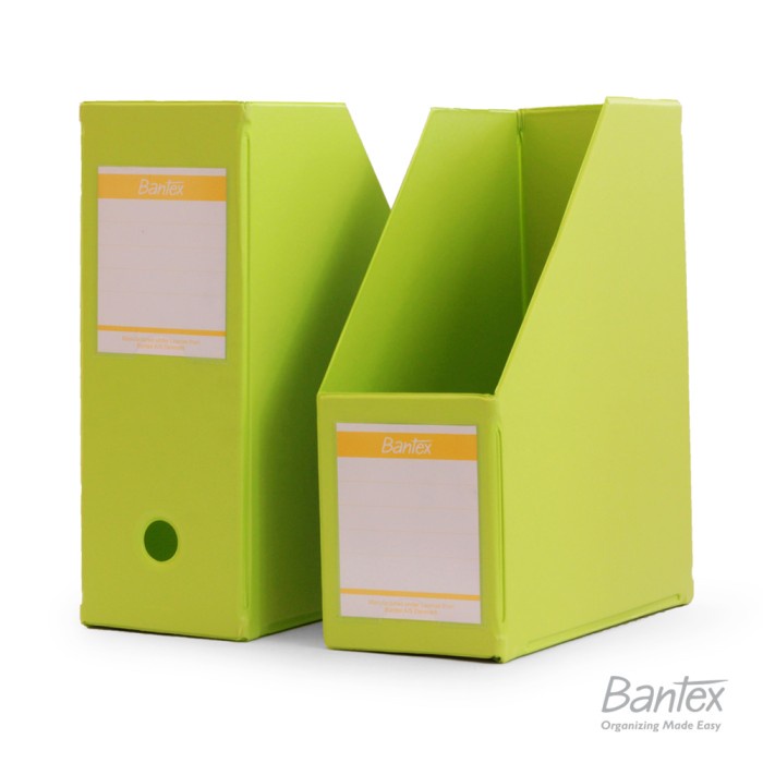 

READY Bantex Box File Magazine File Extra Jumbo Folio Lime #4021 65 TERLARIS