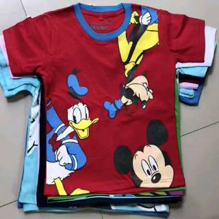 Kaos anak  one glory size 2 10 edisi mickey  mouse  kaos 