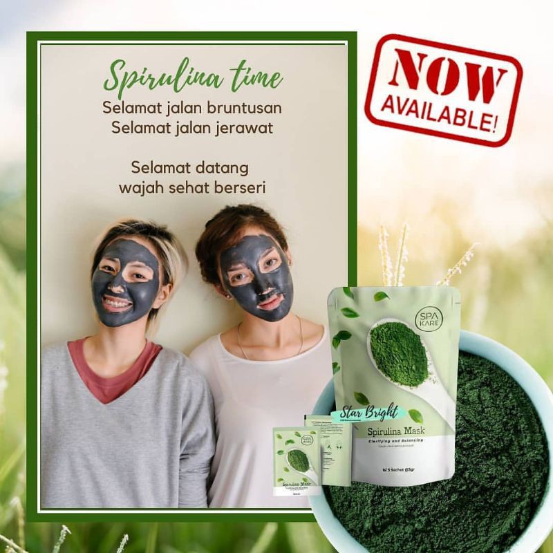 Jual Skincare Spirulina Mask Clarifying And Balancing Cocok Untuk Semua ...