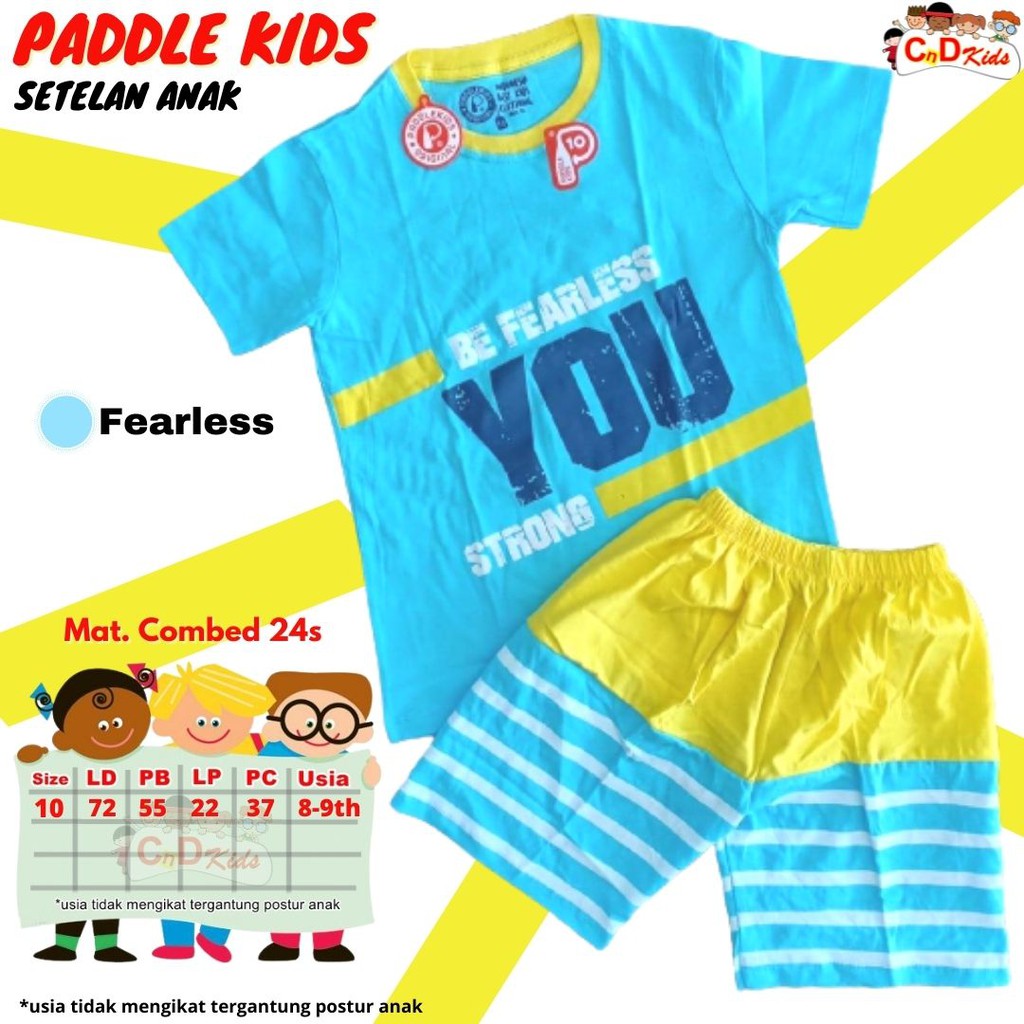Baju Setelan Anak Laki Laki Junior Paddle Kids (8-9th)