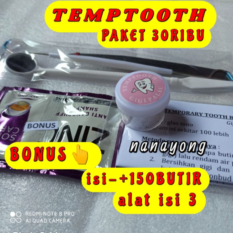 TEMPTOOTh GIGI PALSU BUAT SENDIRI