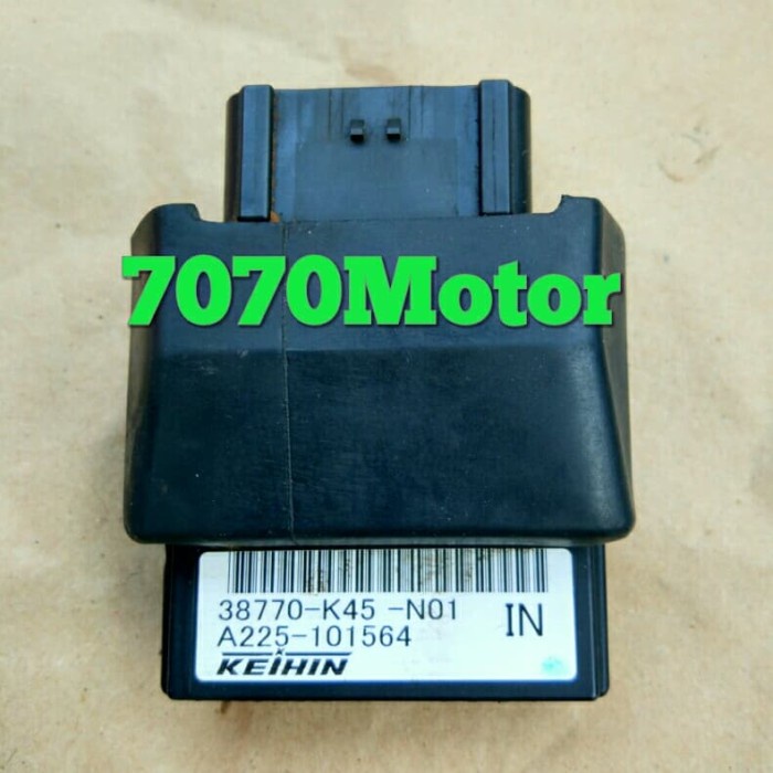 {duniastore} CDI CBR 150 Fi kode part 38770 - K45 - N01 . original . ECU . ECM Diskon