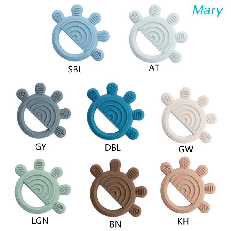 Mary Mainan Teether Bayi Laki-Laki / Perempuan Bahan Silikon