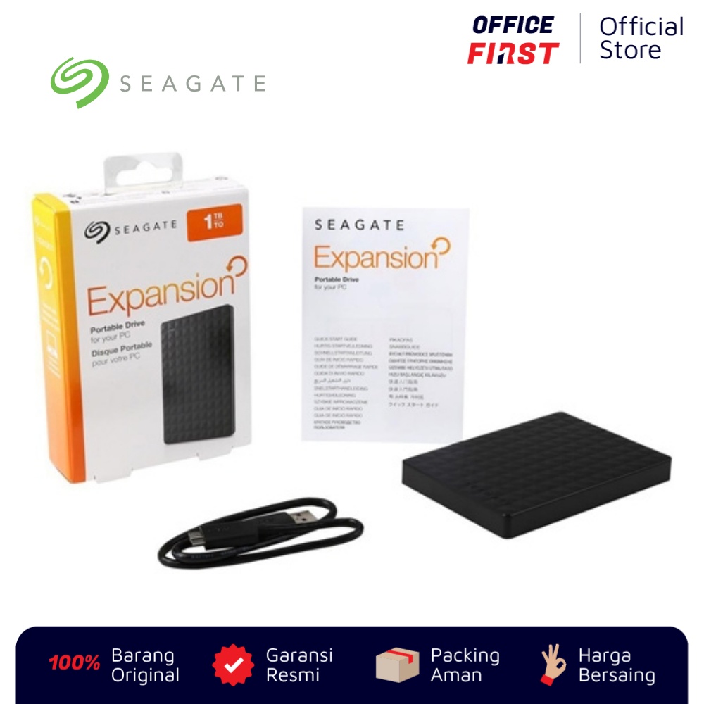 Seagate Expansion 2TB 1TB HD HDD Hard Disk External USB 3.0