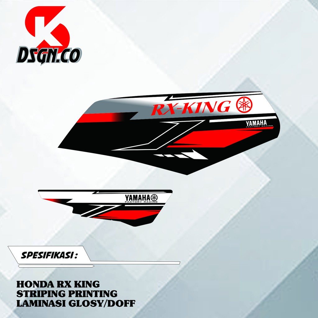 Striping RX KING - Stiker Sticker Variasi List Skotlet Motor Yamaha RX KING
