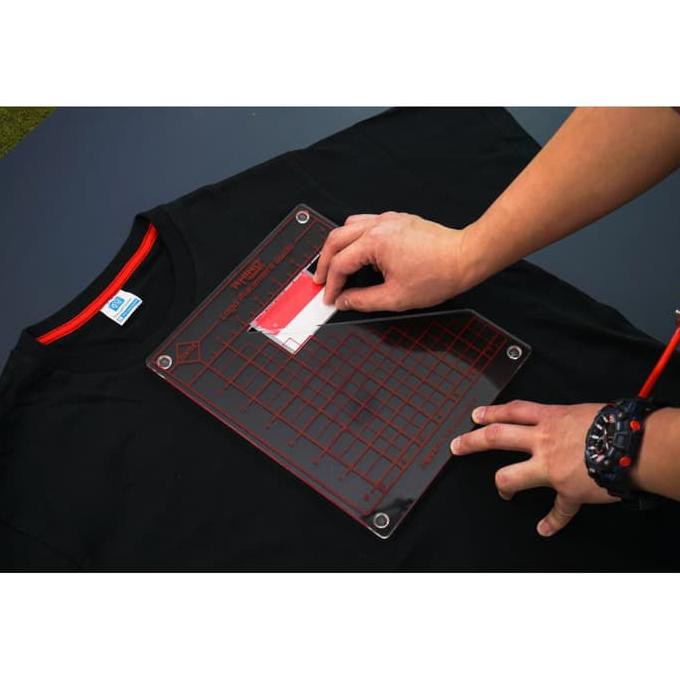 

Penggaris Pengukur Logo Pada Kaos / Logo Placement Guide Ruller