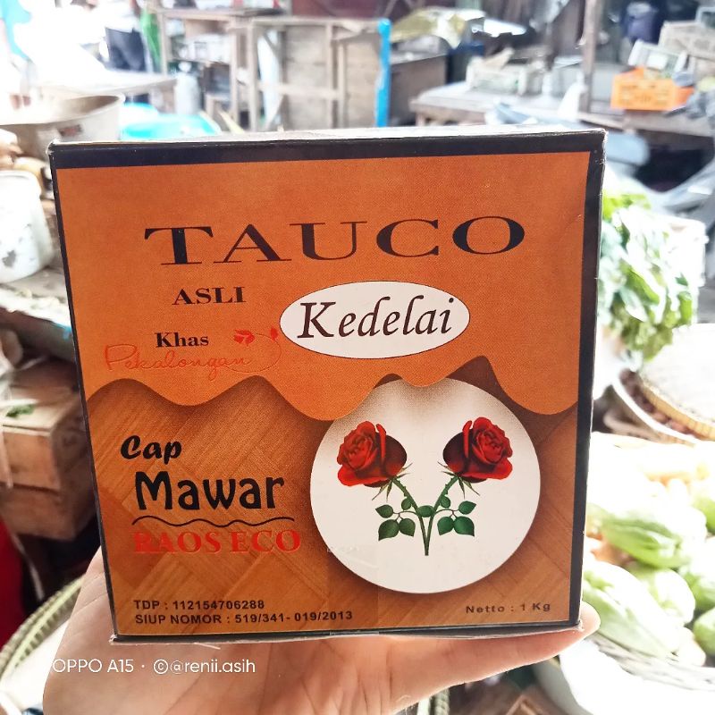 

TAUCO / KEDELAI CAP MAWAR ASLI KHAS PEKALONGAN 1KG / SOTO TAUTO