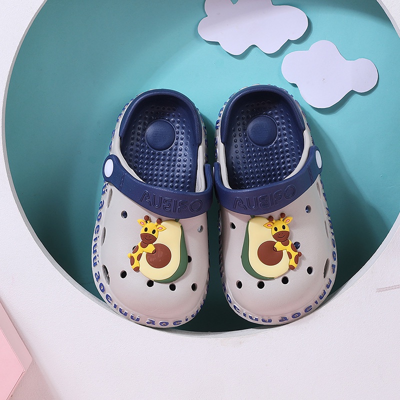 LittleAaron ZOO&amp;FRUIT PAO2 anak Sandal slop anak laki perempuan cewek import Sport Termurah Sendal Bayi Anak Cewek Cowok