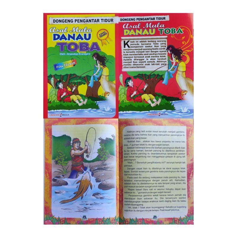 buku cerita danau toba