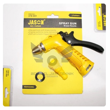 Semprotan Air / Hose Nozzle / Semprotan Taman Kepala Kuningan JASON (378-001)