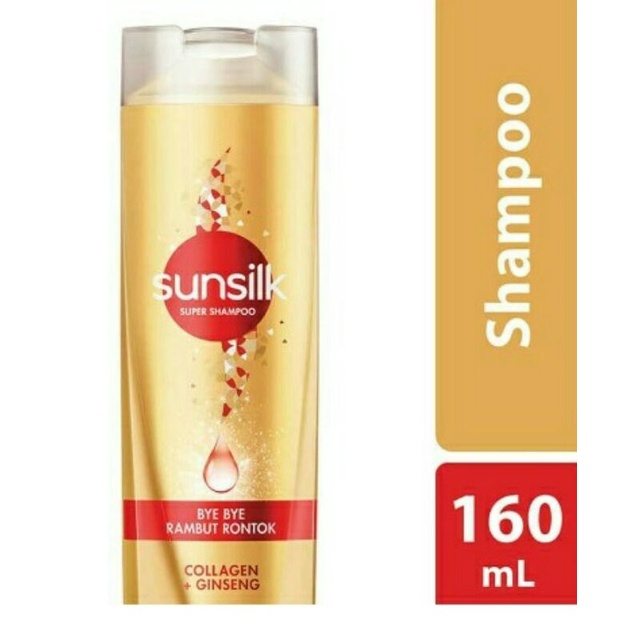 Sunsilk Soft &amp; Smooth Sampo 170ml dan Collagen+ginseng 160ml