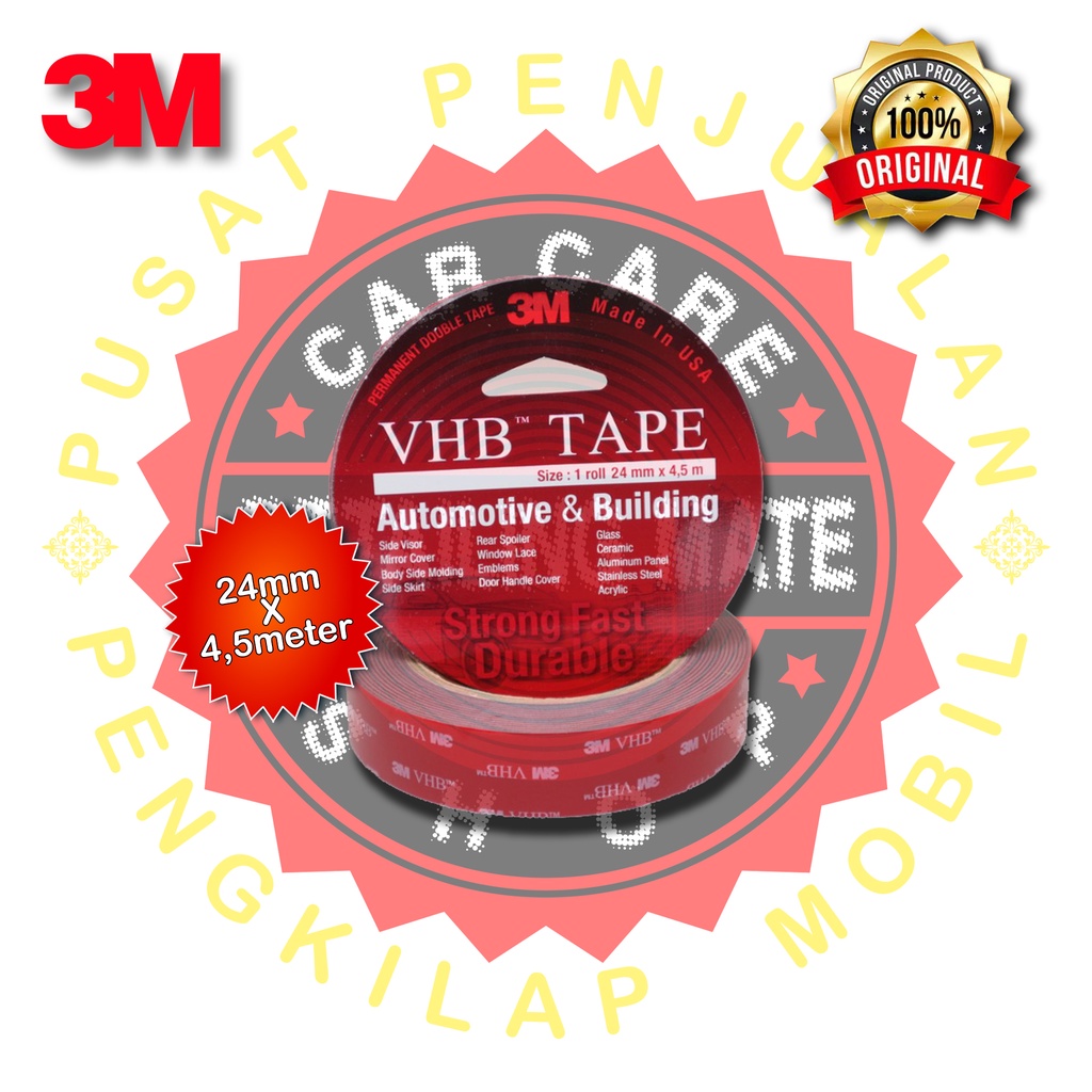

3M VHB Double Tape 24mm x 4,5 meter - 4900-2