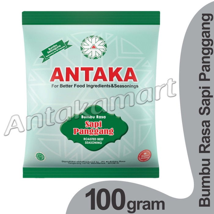

Instan-Masak-Bumbu- 100G Bumbu Antaka : Rasa Sapi Panggang -Bumbu-Masak-Instan.