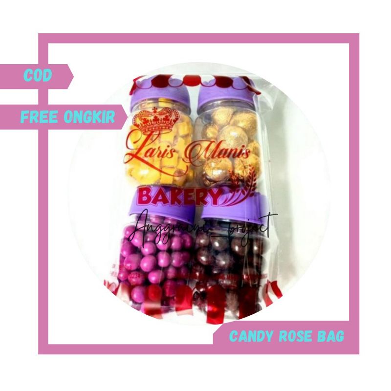 

[[ 1 PAKET ISI 4 MACAM COKELAT ]] - CANDY ROSE BAG | PAKET COKELAT LEBARAN LARIS MANIS 2022 | PAKET COKELAT LEBARAN | PAKET COKELAT | KUE KERING LARIS MANIS