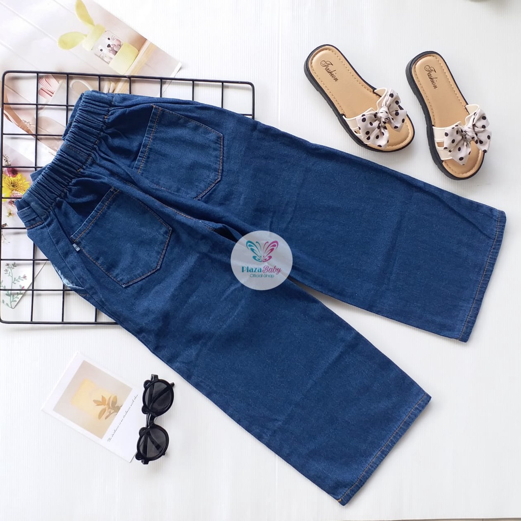 Plazababyku BASIC KULOT celana kulot jeans anak perempuan model kulot berkualitas