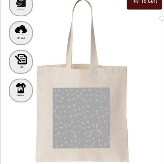Tote Bag Kanvas Custom