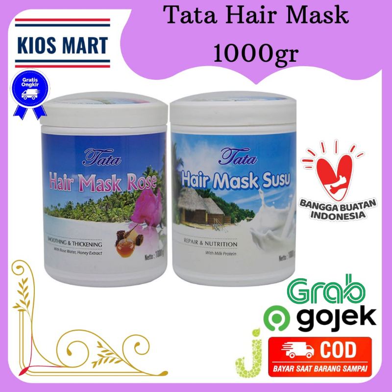 Tata Hair Mask &amp; Hair Spa Keratin Masker Rambut 400gr &amp; 1000gr