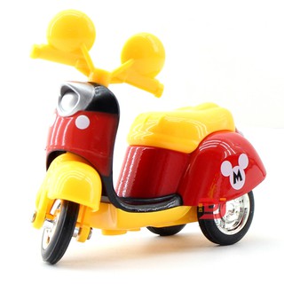 Mainan Motor  Kartun  Mini Versi Q Bahan Alloy Dengan Fungsi 