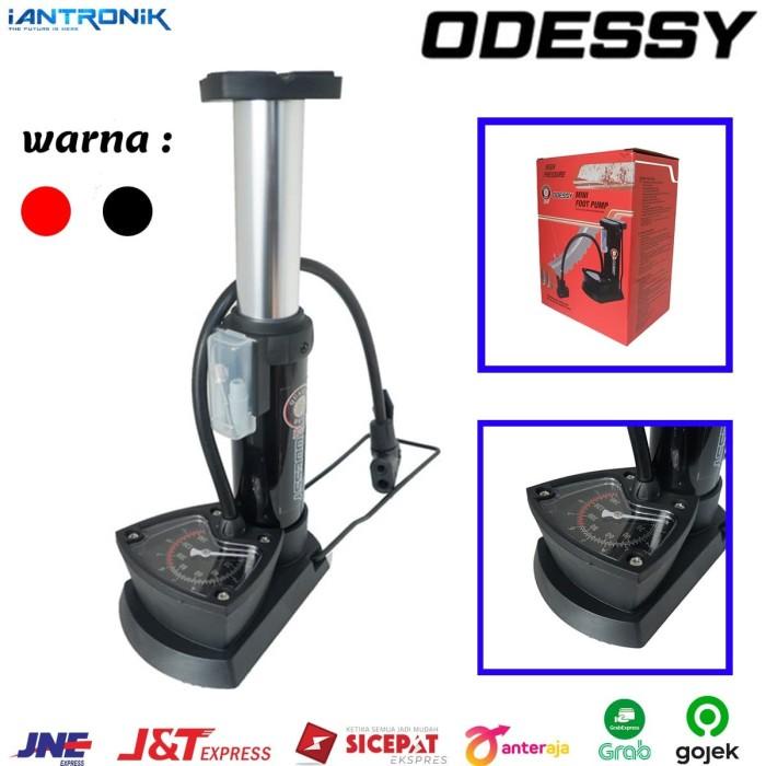 Pompa Angin Pompa Angin Injak Portable Foot Pump Odessy Dengan Indikator