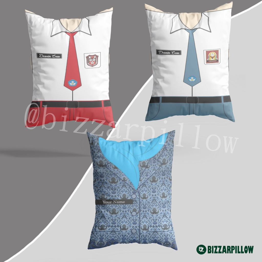 Bizzarpillow Bantal Hadiah Custom Seragam Profesi 30x40 cm BZ192