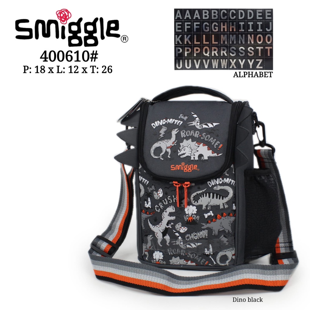 Smiggle Sling Lunchbag Lunchbox  Customise Your Name