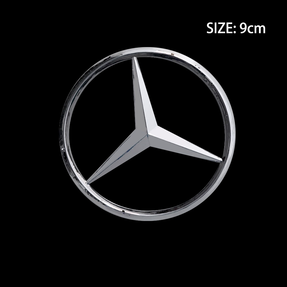 Untuk Mercedes Benz Emblem LOGO Stiker ABS Stiker