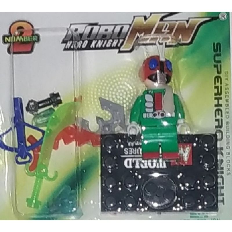 Mainan anak mini figure kamen rider belalang tempur