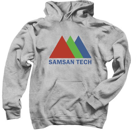 Hoodie SAMSAN TECH Grey Drama korea Start Up SandBox