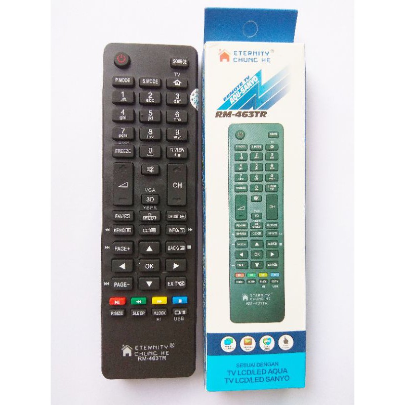 REMOT/REMOTE TV LCD/LED SANYO/AQUA /HAIER MULTI/UNIVERSAL HTR-A18H