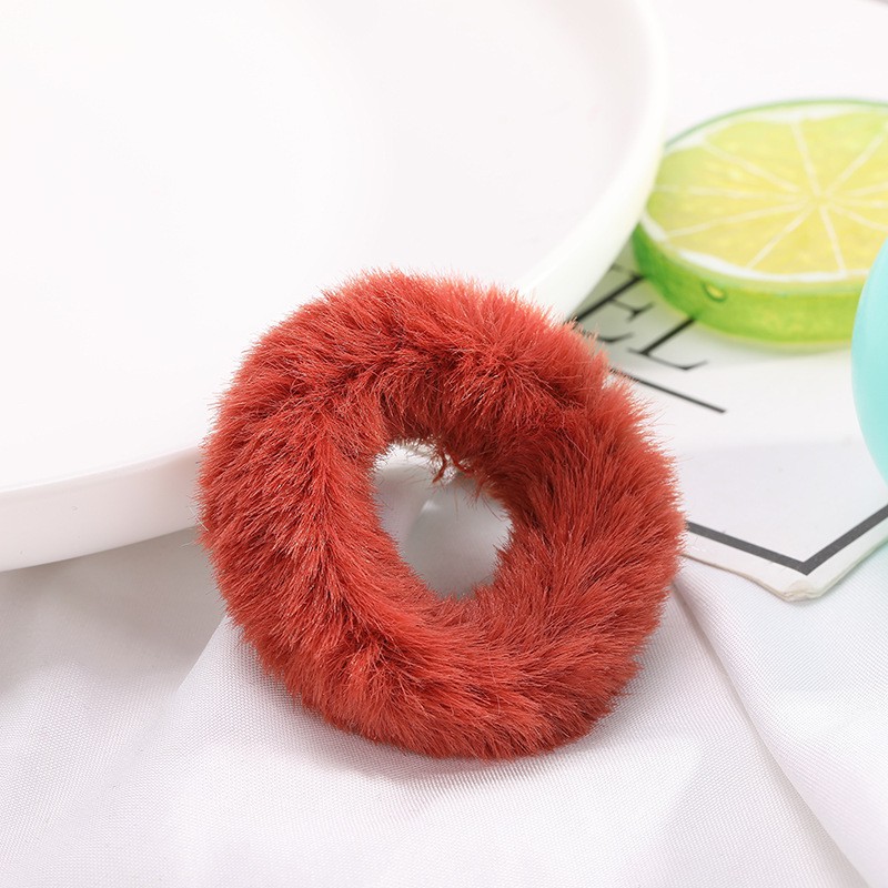 MURMURE.ID | IKAT RAMBUT BULU JUMBO LEMBUT KARET CEPOL WANITA RASFUR ALA KOREA HA065-KECIL BATA