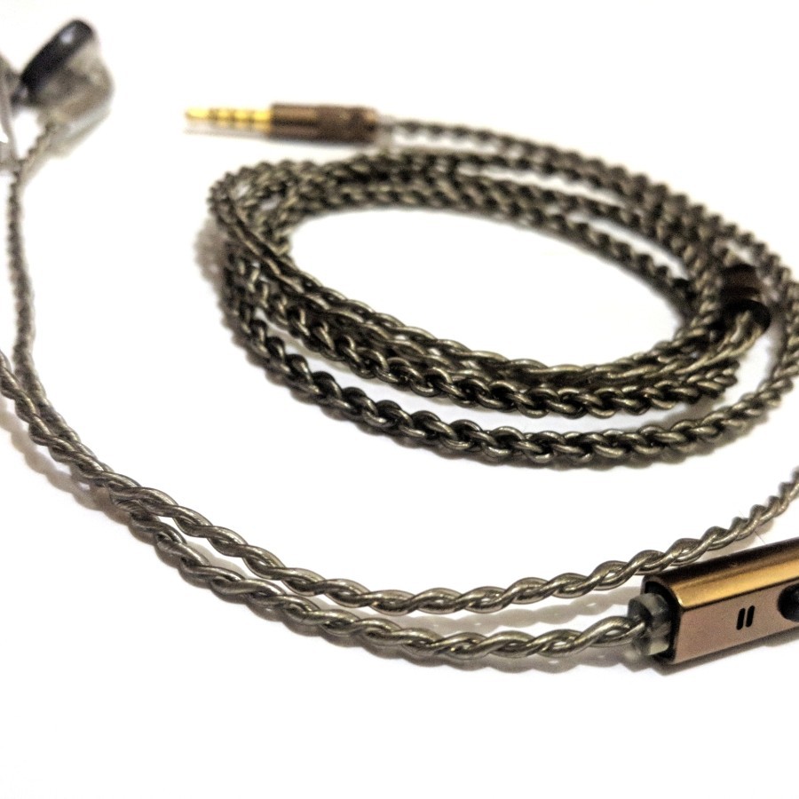 Earbud custom mx500 copper cable with mic