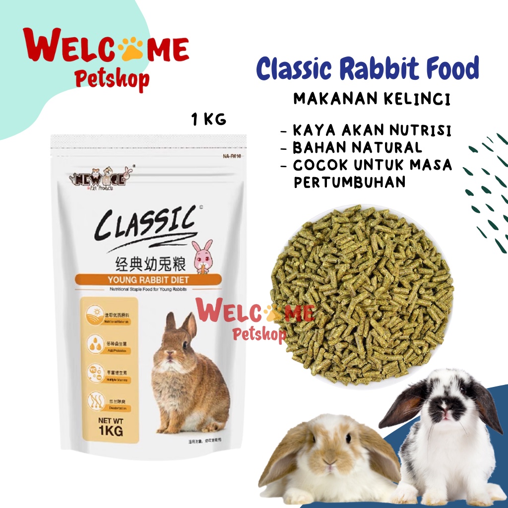 Classic Rabbit Food Makanan Kelinci Pakan Nutrisi Vitamin Rabbit