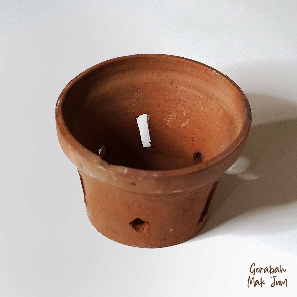 POT BUNGA ANGGREK GERABAH