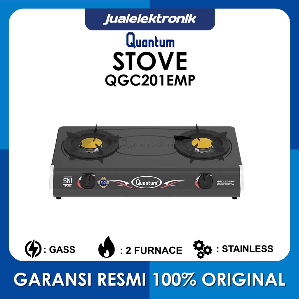 Quantum Kompor Gas 2 Tungku – QGC201EMP