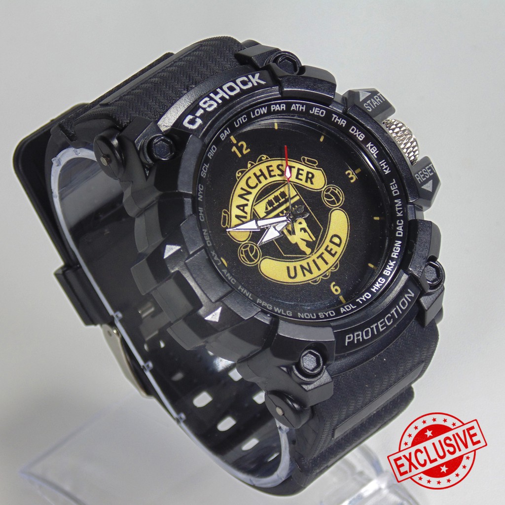 (Terbaru Gan) Jam Tangan MU Logo Gold { Desain Istimewa }