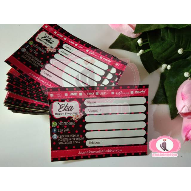 

100pcs stiker pengiriman 40k