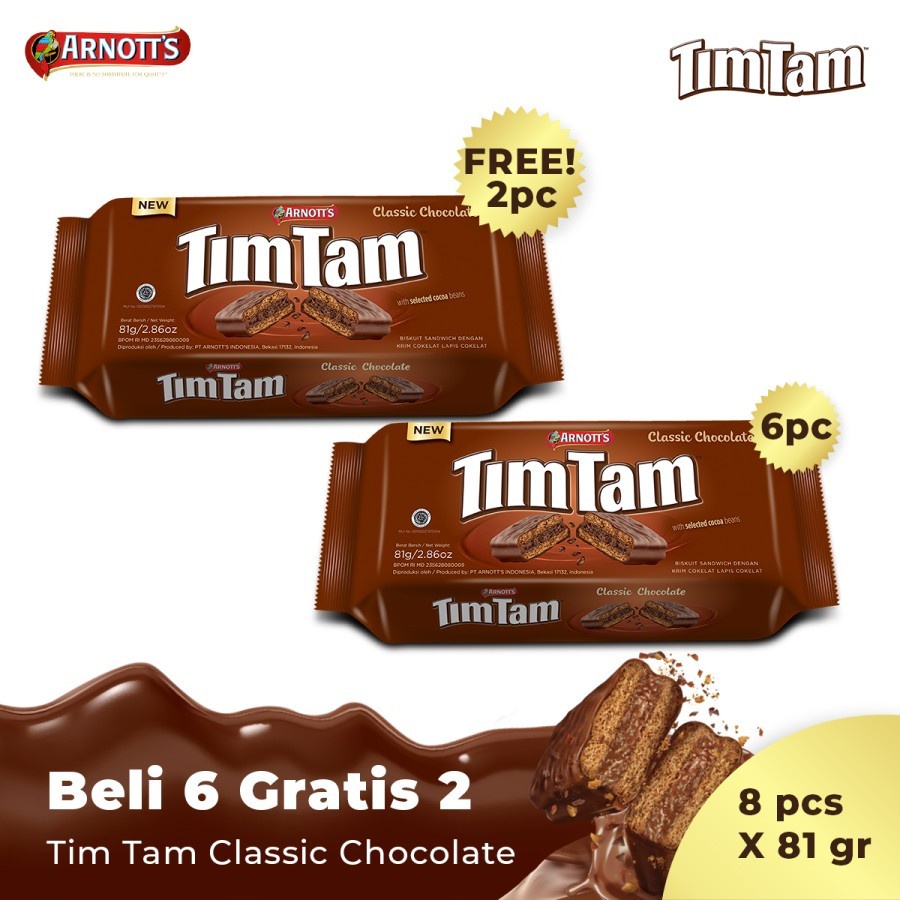 

Beli 6 Gratis 2 Tim Tam Chocolate