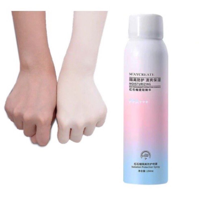 Pemutih Kulit Permanen orang Korea Dalam Satu Kali Pakai Hanbody Pemutih Badan Lotion Pemutih Kulit Permanen Handbody Spray Pemutih Kulit Instan Terlaris Lotion Spray Spf 50 Maycreate 100% Ori BPOM