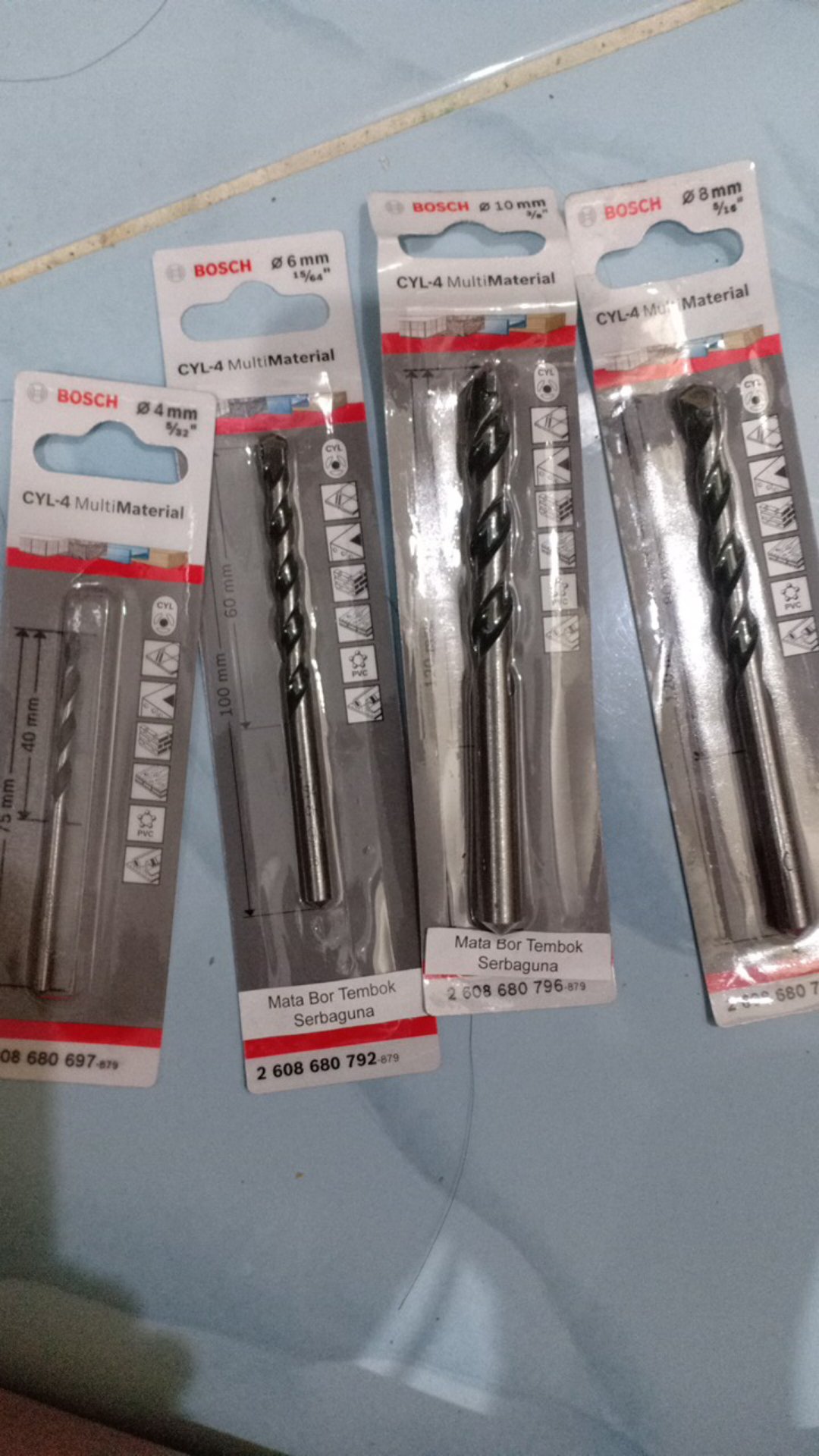 Mata Bor 4 Mm Bosch Multi Purpose Bagus - Bor Beton - Bor Granit