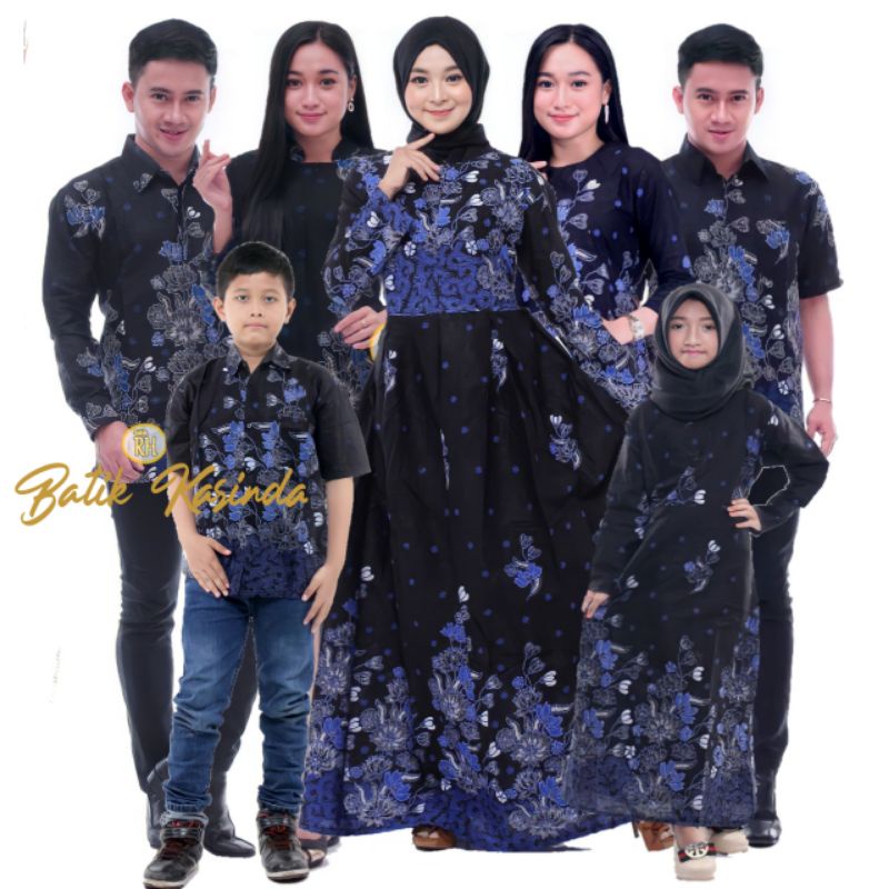 Baju batik Couple Keluarga Ayah Ibu Anak Pasangan Suami Istri Atasan Wanita Pria Dan Anak Anak Sania Ruflle Ori Ndoro Jowi Modern Family Lebaran Terbaru 2023
