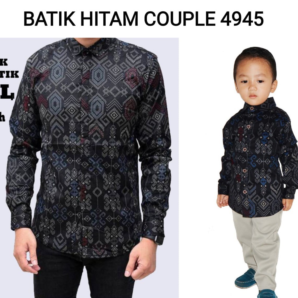 JNJ KIDSTORE BATIK  COUPLE  AYAH  DAN ANAK  4945 Shopee 