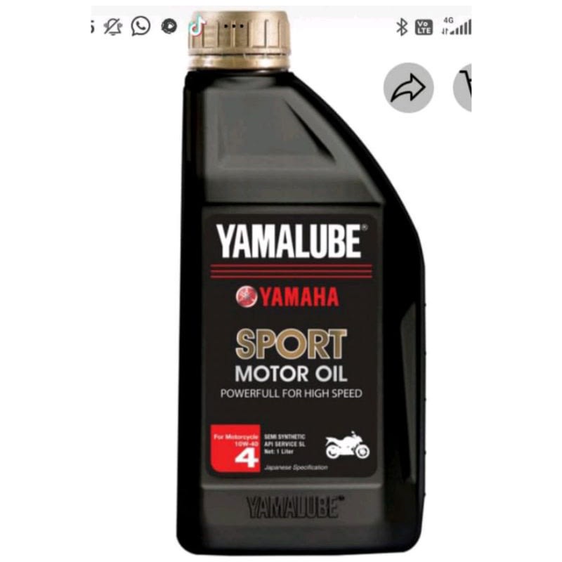 OLI YAMALUBE SPORT ukuran 1 liter...1 dus isi 24 btl