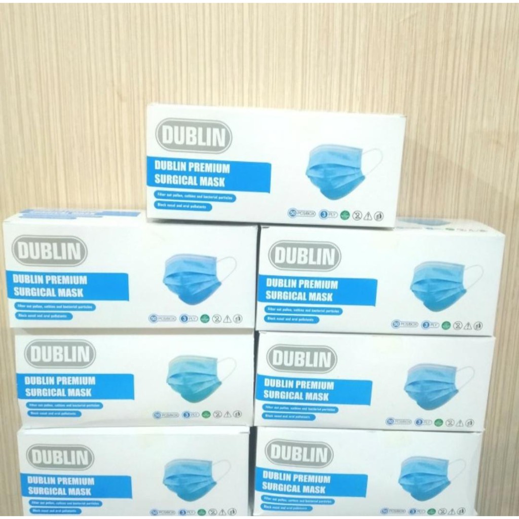 MaskerDublin3ply50pcs