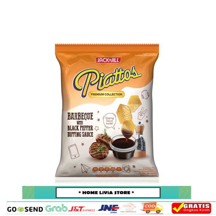 

PIATTOS BBQ with Black Pepper Sauce 70g