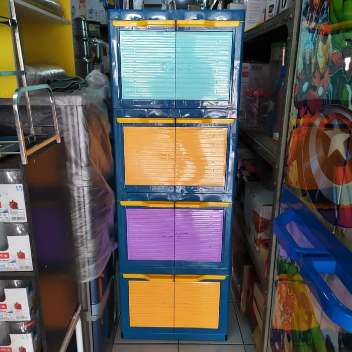 Lemari plastik Mini club Susun 4