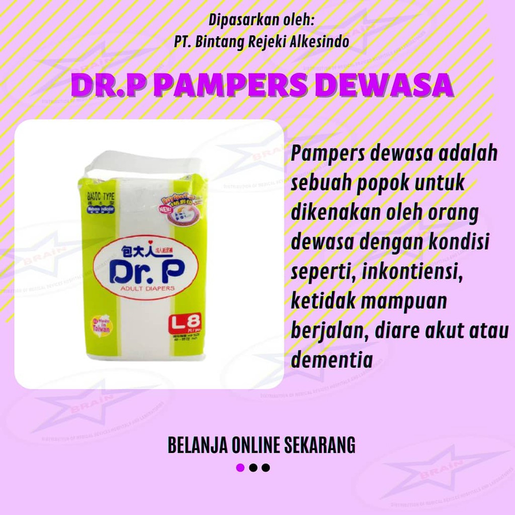 Dr.P pampers dewasa Uk XL