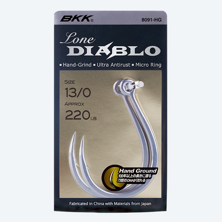 BKK LONE DIABLO INLINE HOOK 8091-5X-HG